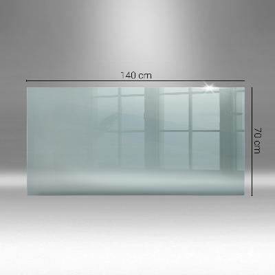 Glass hearth rectangular transparent