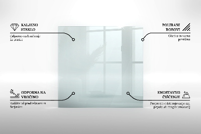 Glass hearth rectangular transparent