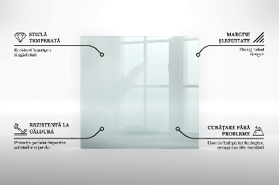 Glass hearth rectangular transparent