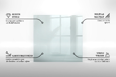 Glass hearth rectangular transparent