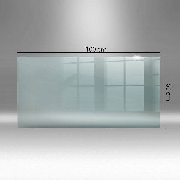 Glass hearth rectangular transparent