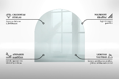 Glass wood burner hearth half round transparent