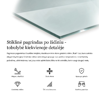 Hexagonal tempered glass hearth transparent