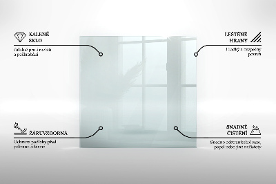 Hexagonal tempered glass hearth transparent