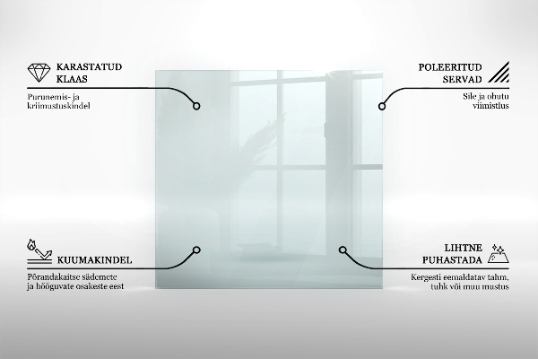 Hexagonal tempered glass hearth transparent