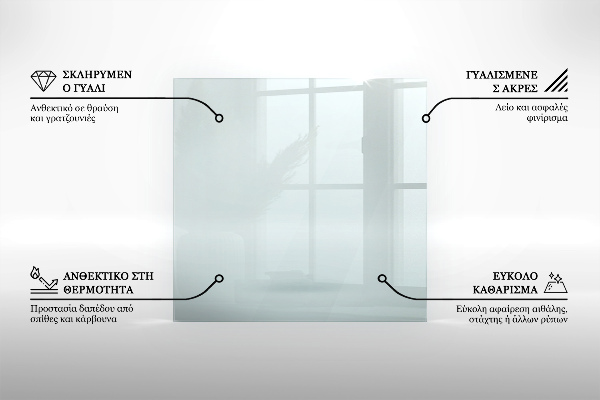 Hexagonal tempered glass hearth transparent