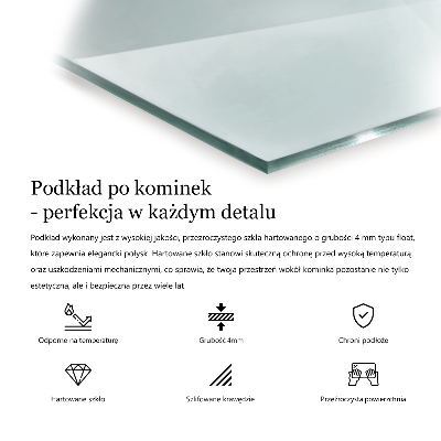 Hexagonal tempered glass hearth transparent