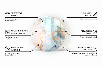 Round tempered glass hearth Geometry in three dimensions