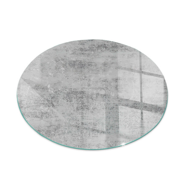 Round glass hearth for log burner Abstract background pattern