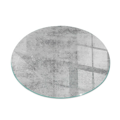 Round glass hearth for log burner Abstract background pattern