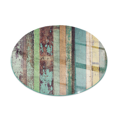 Round glass hearth Board colors in different tones