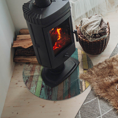 Round glass hearth Board colors in different tones