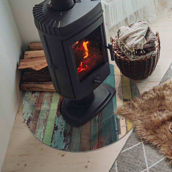 Round glass hearth Board colors in different tones