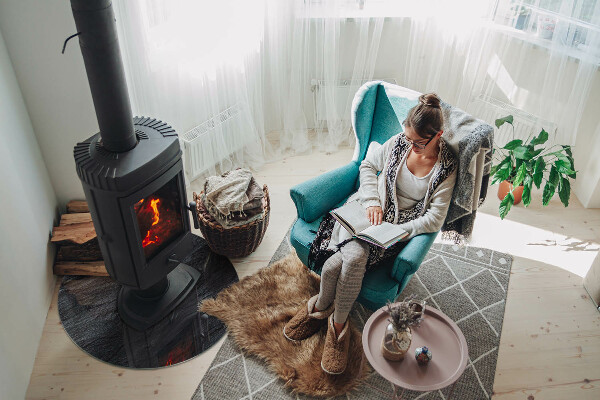 Round tempered glass hearth Pattern of rocky structure