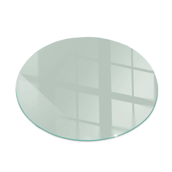Round glass hearth Color Light Green
