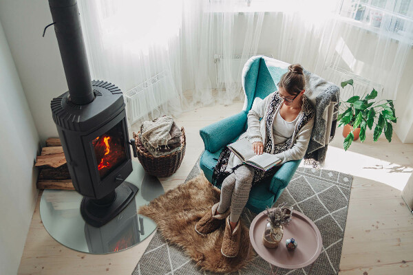 Round glass hearth Color Light Green