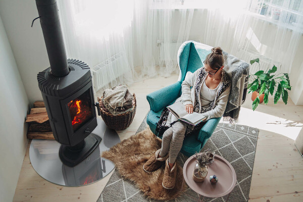 Round tempered glass hearth Color Gray