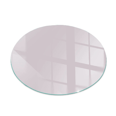 Round tempered glass hearth Color Light Purple