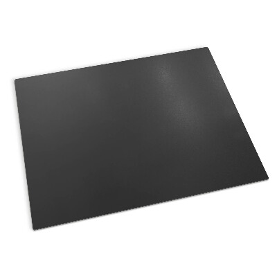 Rectangular hearth pad for fireplace in industrial metal finish