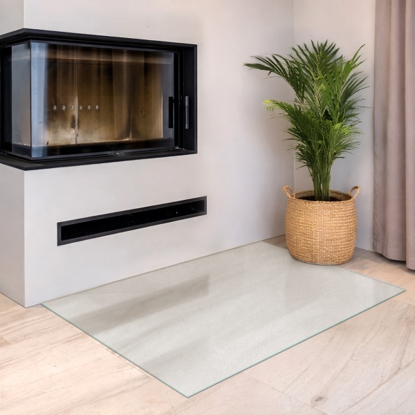 Rectangular hearth plate Frosted visual effect