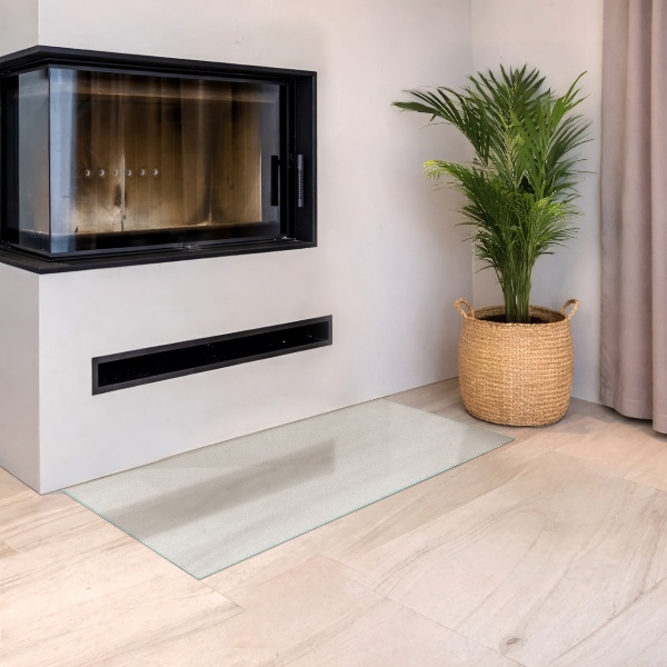 Rectangular hearth plate Frosted visual effect