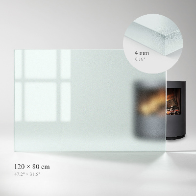 Rectangular hearth plate Frosted visual effect