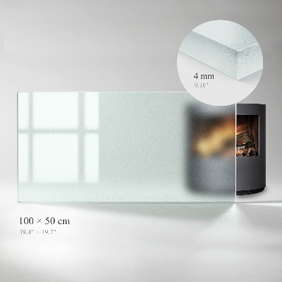Rectangular hearth plate Frosted visual effect