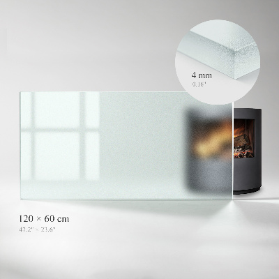 Rectangular hearth plate Frosted visual effect