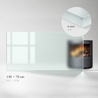 Rectangular hearth plate Frosted visual effect