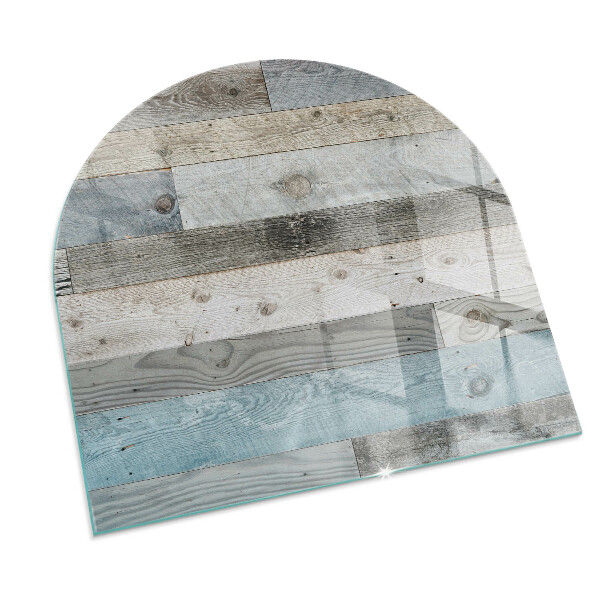 Half round tempered glass hearth Board colors in various shades