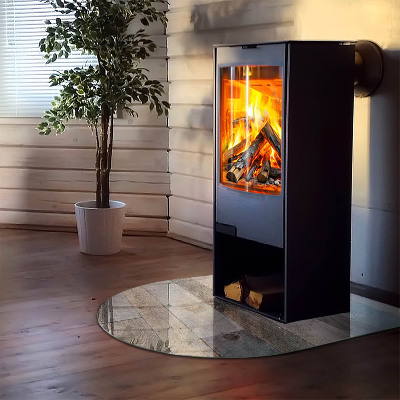 Half round tempered glass hearth Board colors in various shades