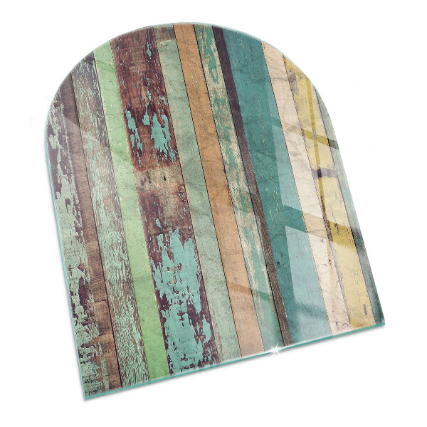 Half round glass hearth Board colors in different tones