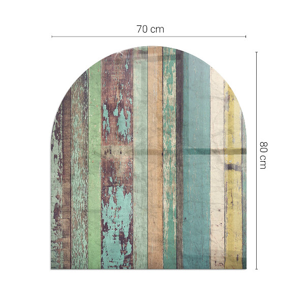 Half round glass hearth Board colors in different tones
