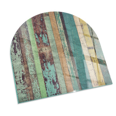 Half round glass hearth Board colors in different tones