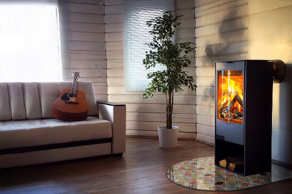 Half round glass hearth Polygonal patterns on the web