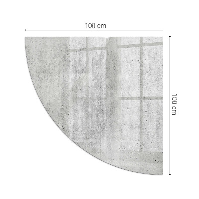 Quarter glass hearth stove Raw concrete structure