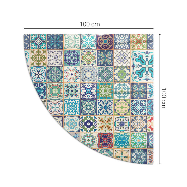 Quarter glass hearth stove Mosaic decorative patterns