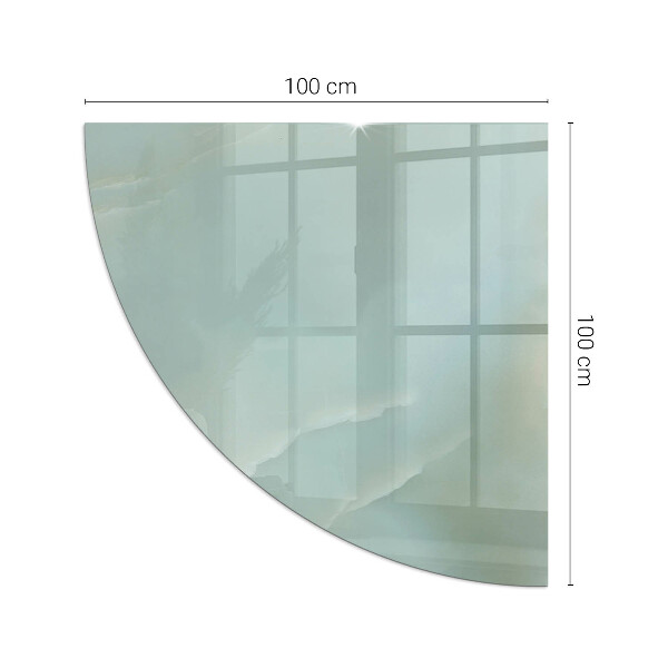 Quarter glass hearth stove Marble motif in subtle tones