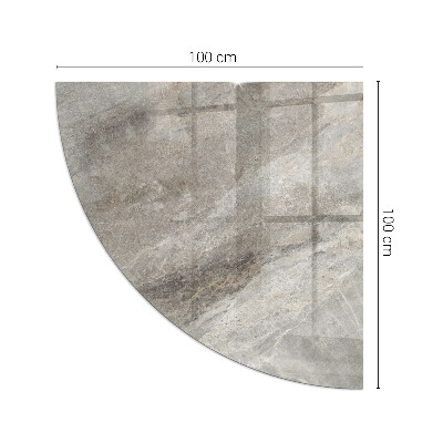 Quarter glass hearth stove Stone-inspired pattern