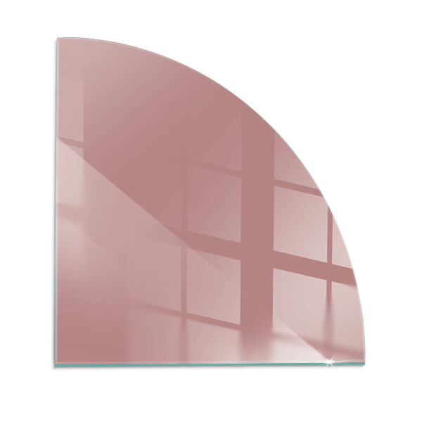 Quarter glass hearth stove Color Pink