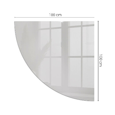 Corner glass hearth for wood burner Color Gray