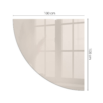 Quarter glass hearth stove Color Pale Pink