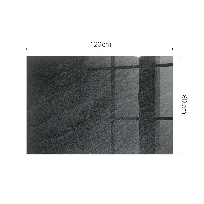 Rectangular glass hearth for wood stove Natural stone pattern