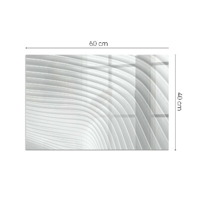 Rectangular glass hearth for wood stove Waves of subtle shapes