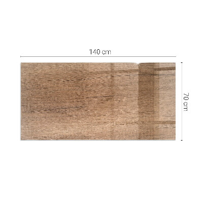 Rectangular glass hearth for wood stove Wood-inspired pattern