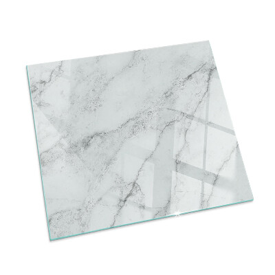 Rectangular glass hearth for wood stove Marble accents with delicate veining