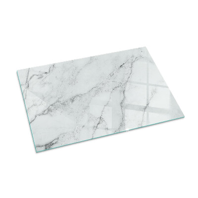 Rectangular glass hearth for wood stove Marble accents with delicate veining