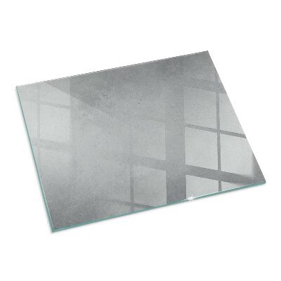 Rectangular glass hearth Concrete structure with effect