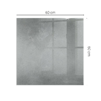 Rectangular glass hearth Concrete structure with effect