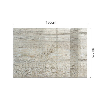 Rectangular tempered glass hearth Natural light wood pattern
